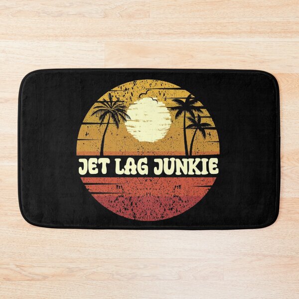 Item preview, Jet Lag Junkie: Retro Beach Vibes - Vintage Sunset Design designed and sold by Sun Sand & Sea Art.