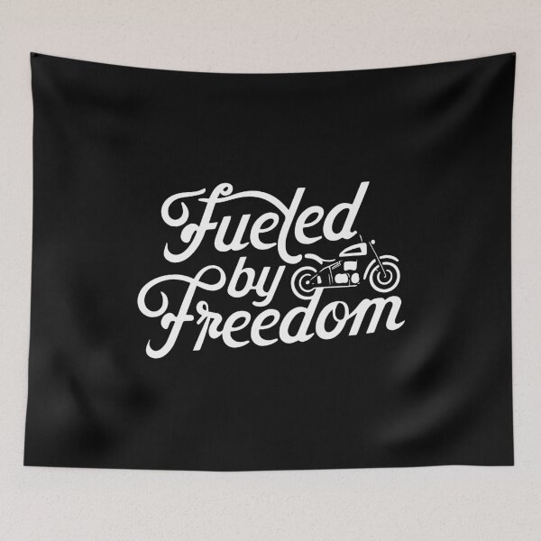 Item preview, Fueled by Freedom typographic motorcycles motorbikes retro 50s designed and sold by w1ckerman.