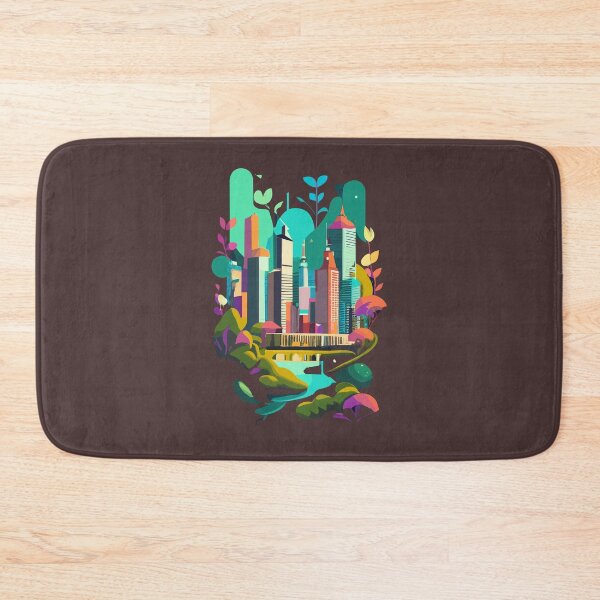 Item preview, Urban jungle modern art modern style designed and sold by TeeTokDesign.