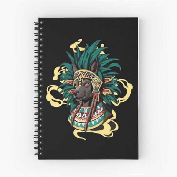 Item preview, xoloitzcuintle aztec dog cartoon art designed and sold by Sukis-shop.
