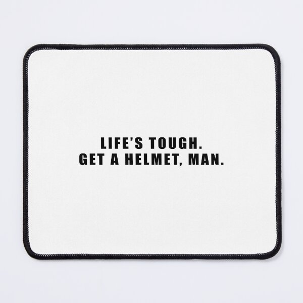 Item preview, Life's Tough Get a Helmet Man Funny Vintage designed and sold by Jesticker.