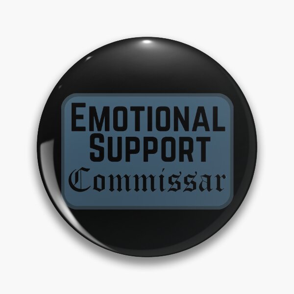 Item preview, Emotional Support Commissar designed and sold by Mekone.