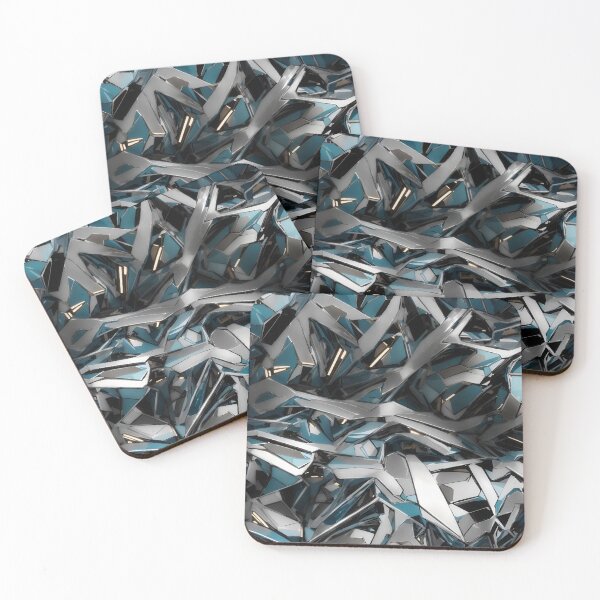 Item preview, Sci-fi-inspired Metallic pattern. designed and sold by potentia72.