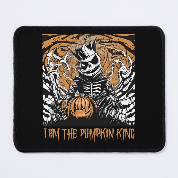 Item preview, The Pumpkin King Halloween Creepy Skull designed and sold by CyberArtistOne.