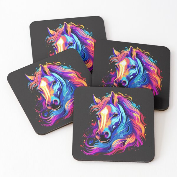 Item preview, Art horse portrait abstract colorful designed and sold by Andrea-Design.