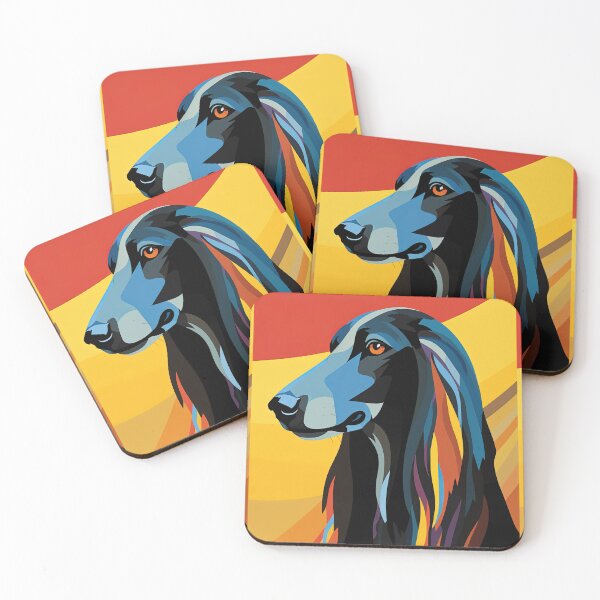 Item preview, Pop Art Afghan Hound designed and sold by Inky-Spiration.