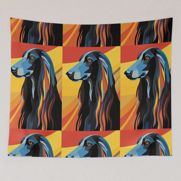 Item preview, Pop Art Afghan Hound designed and sold by Inky-Spiration.