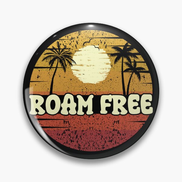 Item preview, Roam Free: Retro Beach Vibes - Vintage Sunset Design designed and sold by Sun Sand & Sea Art.