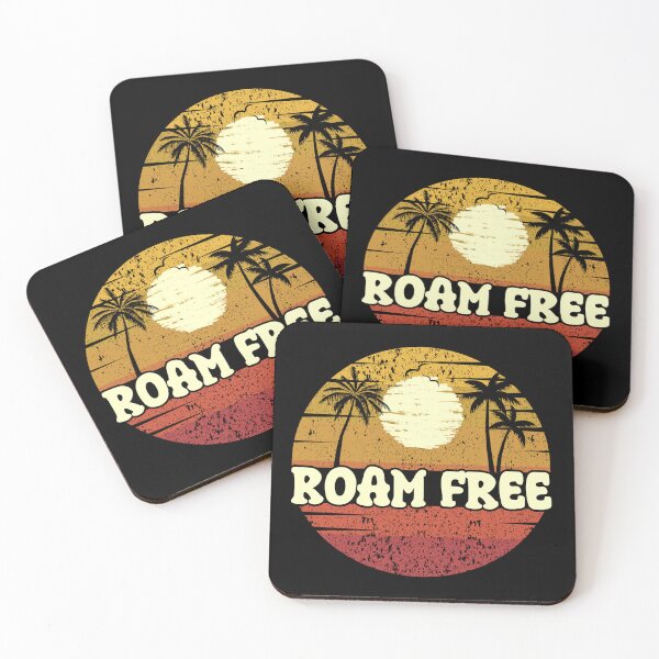 Item preview, Roam Free: Retro Beach Vibes - Vintage Sunset Design designed and sold by Sun Sand & Sea Art.