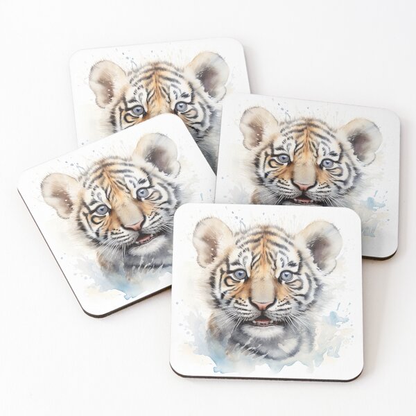 Item preview, Water paint Tiger designed and sold by Marion Hill.