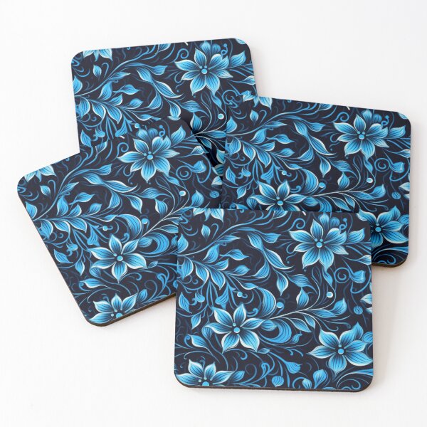 Item preview, Blue Batik Pattern designed and sold by SideSignal.