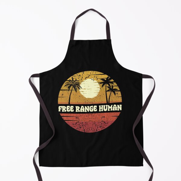 Item preview, FREE RANGE HUMAN: Retro Beach Vibes - Vintage Sunset Design designed and sold by Sun Sand & Sea Art.