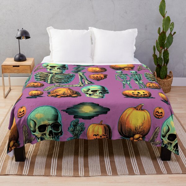 Item preview, Skull, skeleton, cat girl, pumpkins and cats, Ghost, PUMPKINS, HALLOWEEN, spider, cat, scary house, scary forest designed and sold by PRYMULLART.
