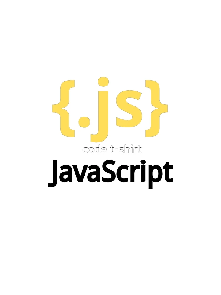 Thumbnail 4 of 4, Graphic T-Shirt, JavaScript programming language logo designed and sold by code t-shirt.