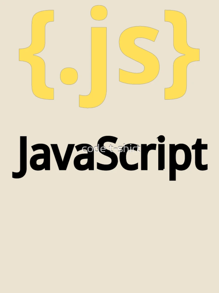 Thumbnail 4 of 4, Relaxed T-Shirt, JavaScript programming language logo designed and sold by code t-shirt.