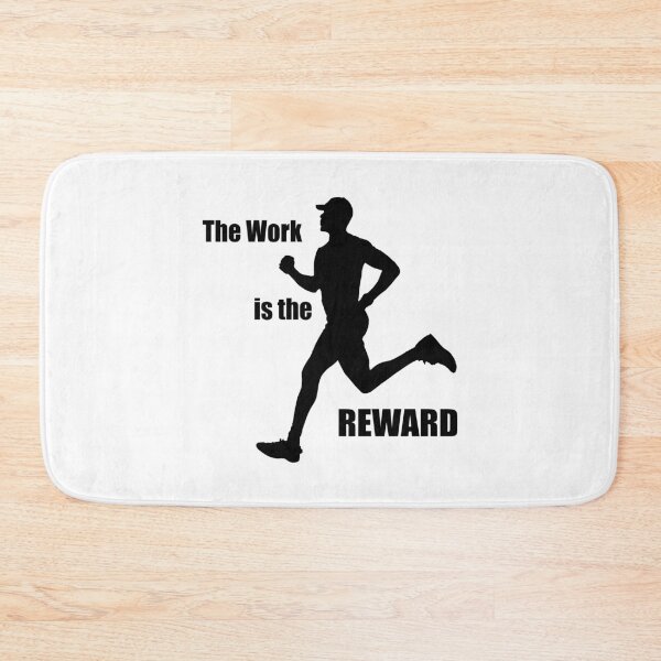 Item preview, The Work Is The Reward Runner designed and sold by Esskay Designs.