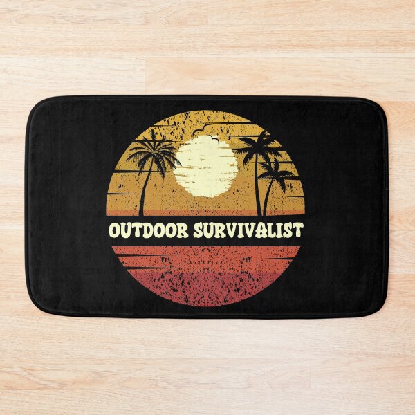 Item preview, OUTDOOR SURVIVALIST: Retro Beach Vibes - Vintage Sunset Design designed and sold by Sun Sand & Sea Art.