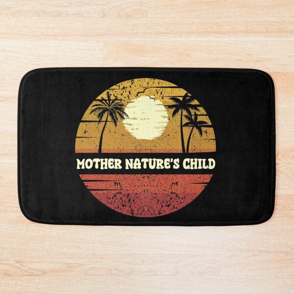 Item preview, MOTHER NATURE'S CHILD:  Retro Beach Vibes - Vintage Sunset Design designed and sold by Sun Sand & Sea Art.