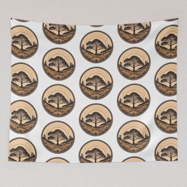 Item preview, Sycamore gap Northumberland National Park designed and sold by DigiArtPartha.