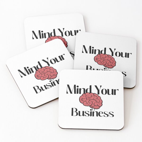 Item preview, Mind You Business- Sarcastic gifts designed and sold by Keyframed Artwork.