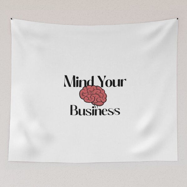 Item preview, Mind You Business- Sarcastic gifts designed and sold by Keyframedstudios.