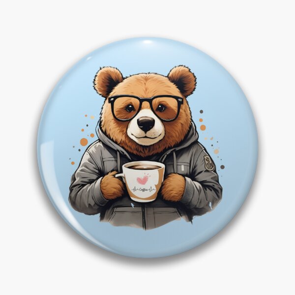 Item preview, Coffee Lover Bear (Brewski); Trending designed and sold by Bright-Brighter.