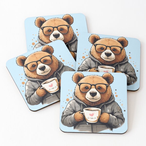 Item preview, Coffee Lover Bear (Brewski); Trending designed and sold by Bright-Brighter.