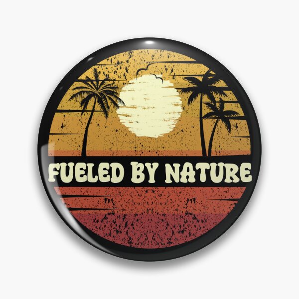 Item preview, FUELED BY NATURE:  Retro Beach Vibes - Vintage Sunset Design, Self-Care designed and sold by Sun Sand & Sea Art.