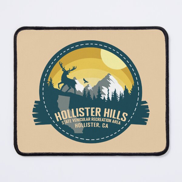 Item preview, Hollister Hills State Vehicular Recreation Area California - CA Retro Souvenir Badge designed and sold by mountainfad.