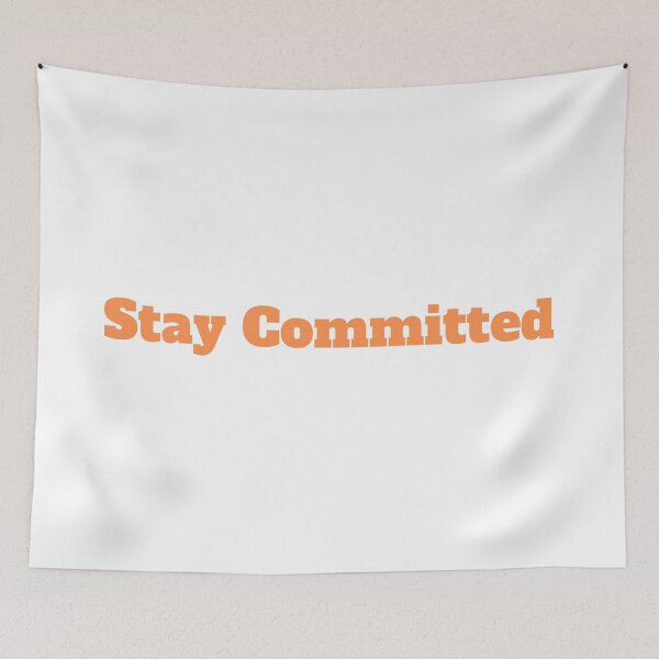 Item preview, Manténgase comprometido designed and sold by SpeedyPrints.