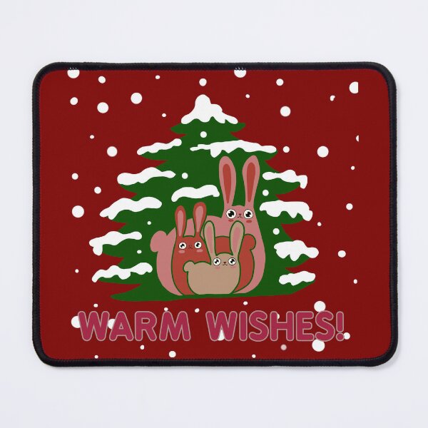 Item preview, CUTE BUNNIES FAMILY, WAR CHRISTMAS WISHES. designed and sold by La Loca.