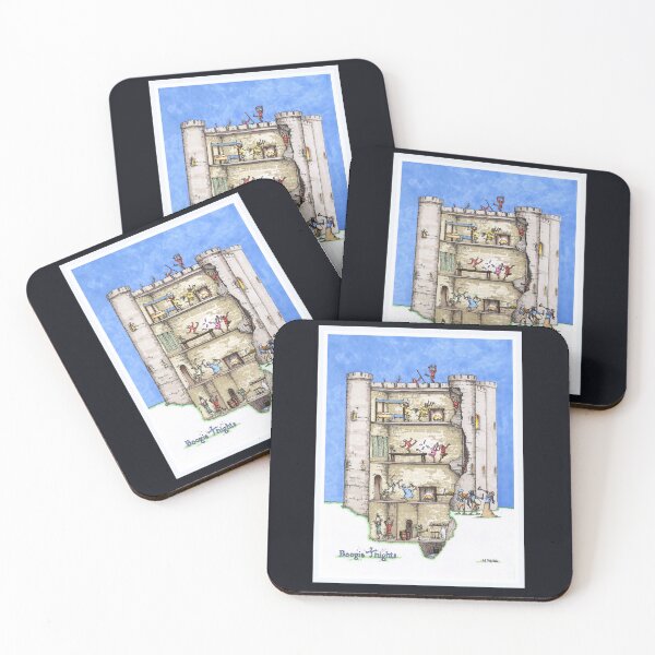 Item preview, Boogie Knights - Medieval humor poster designed and sold by MNoblestudio.