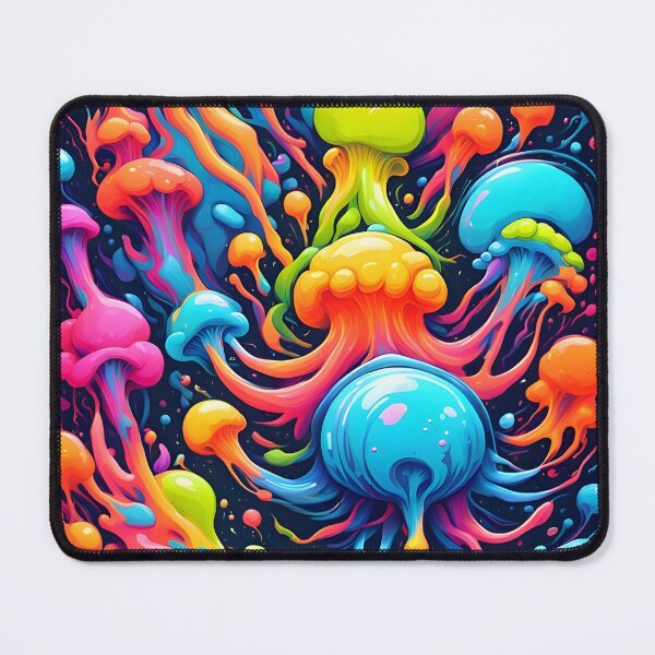 Item preview, Bioluminescent Neon Psychedelic Design designed and sold by ItaloIrlandese.