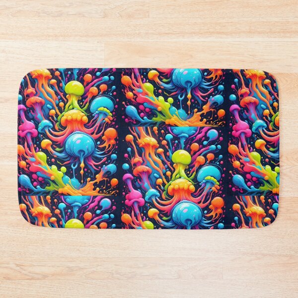 Item preview, Bioluminescent Neon Psychedelic Design designed and sold by ItaloIrlandese.
