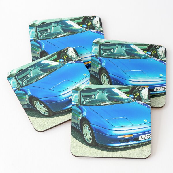 Item preview, Front of a blue Lotus Elan, 1990 on display  designed and sold by Graham Cornall.