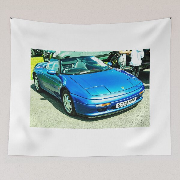 Item preview, Front of a blue Lotus Elan, 1990 on display  designed and sold by Graham Cornall.