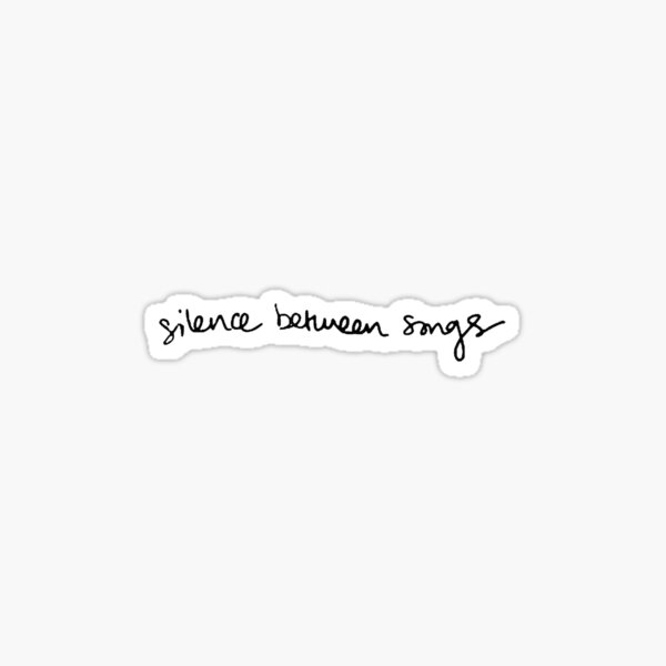 Item preview, silence between songs designed and sold by envytheleaves.