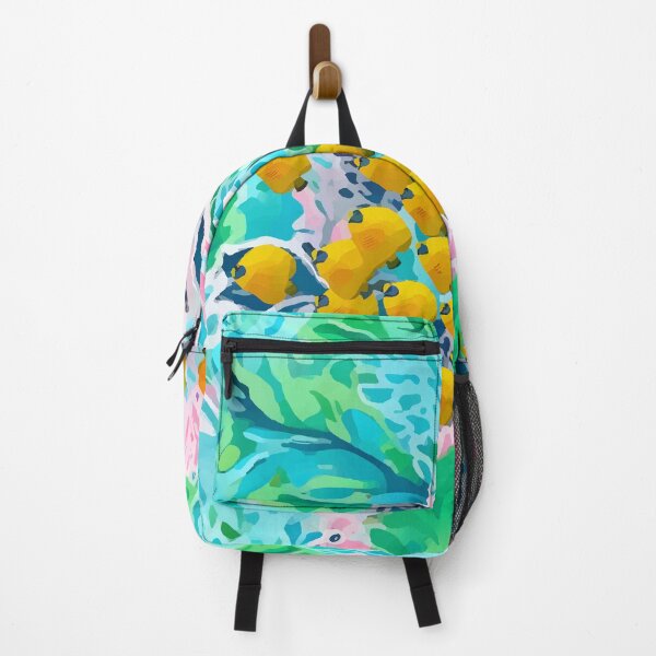 Item preview, Preppy tropical fish and coral reef designed and sold by SophieClimaArt.