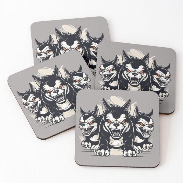 Item preview, Three Angry Cerberus dogs designed and sold by TheRightHonMP.