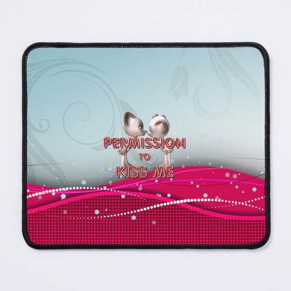 Item preview, Permission to Kiss Me designed and sold by teepossible.