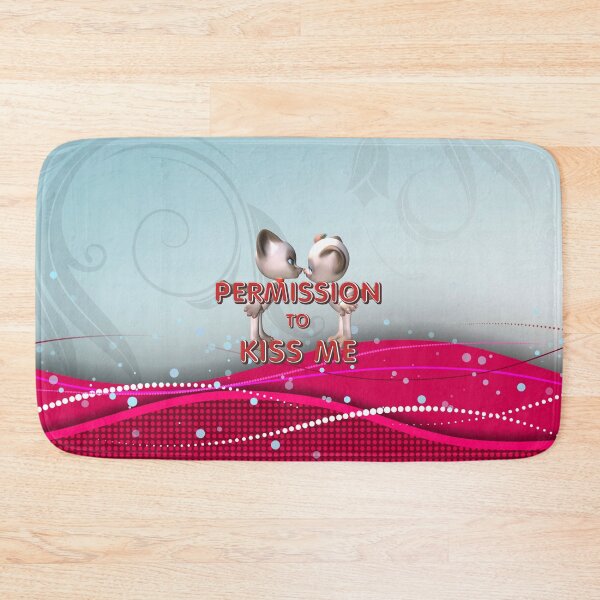 Item preview, Permission to Kiss Me designed and sold by teepossible.