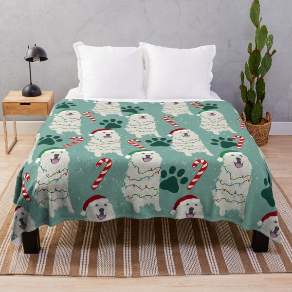 Item preview, Christmas Great Pyrenees Green Pattern designed and sold by KantstandyaC.
