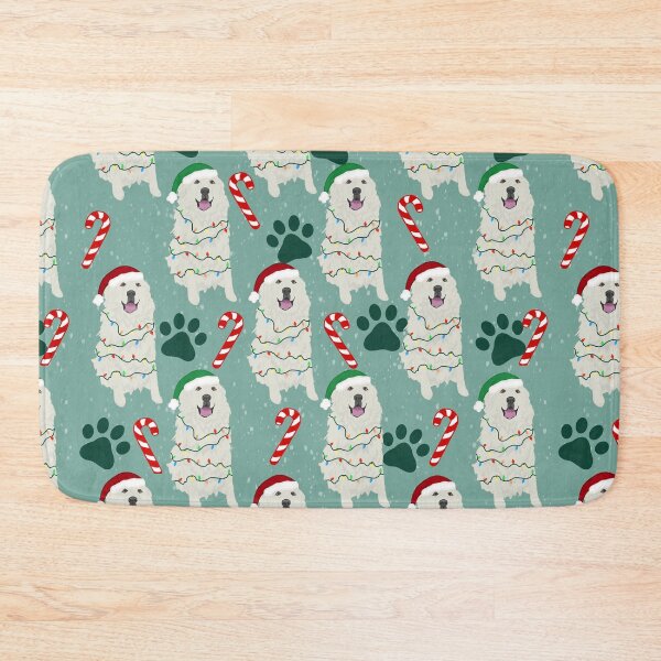 Item preview, Christmas Great Pyrenees Green Pattern designed and sold by KantstandyaC.