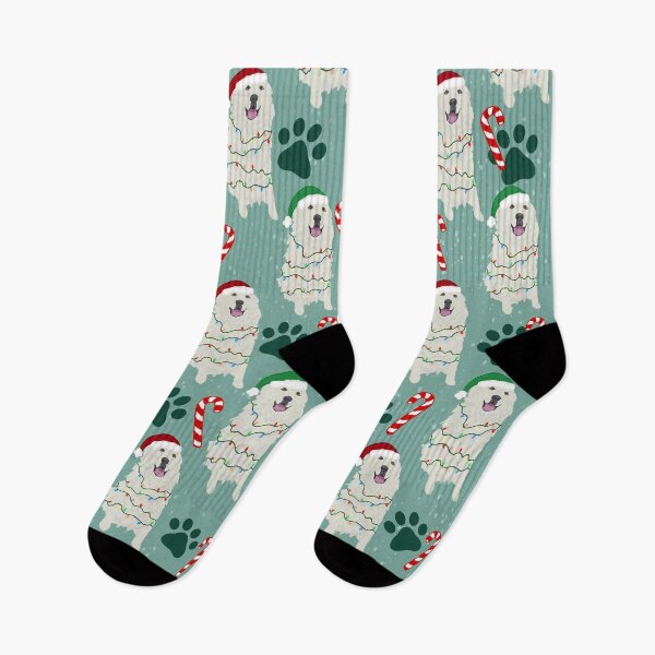 Item preview, Christmas Great Pyrenees Green Pattern designed and sold by KantstandyaC.