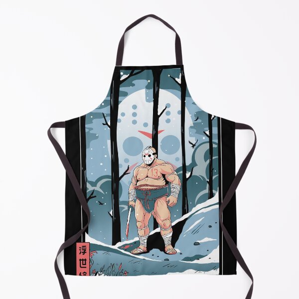 Aperçu de l'œuvre Sumo de la nuit d'effroi : Ukiyo-e Jason créée et vendue par ArtoCharlie.