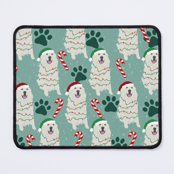 Item preview, Christmas Great Pyrenees Green Pattern designed and sold by KantstandyaC.