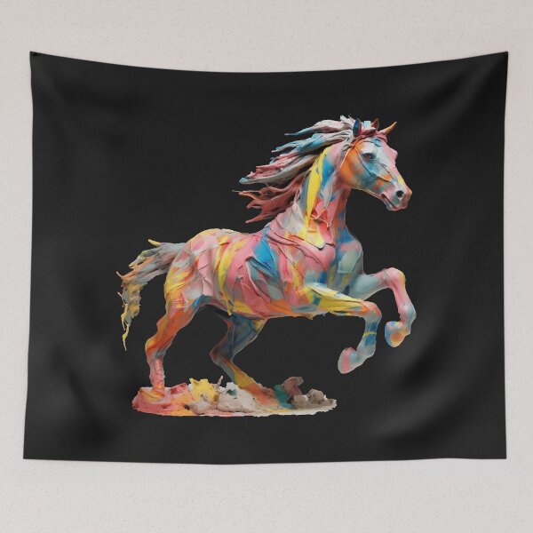 Item preview, Art horse colorful designed and sold by Andrea-Design.