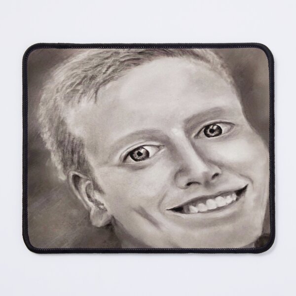Item preview, Young Man Portrait Drawing designed and sold by gleefulme.