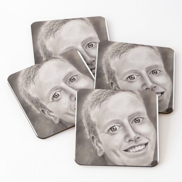 Item preview, Young Man Portrait Drawing designed and sold by gleefulme.