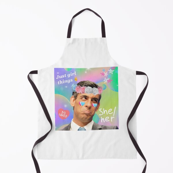 Item preview, Rishi Sunak | Trans Rights | She/Her designed and sold by LaughingCowboys.